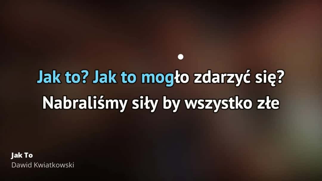 Poznaj pełny tekst piosenki Dawida Kwiatkowskiego Jak to - Oficjalna wersja