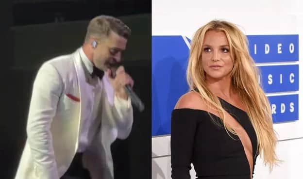 Justin Timberlake mówi o Britney Spears na koncercie - wideo viral w sieci
