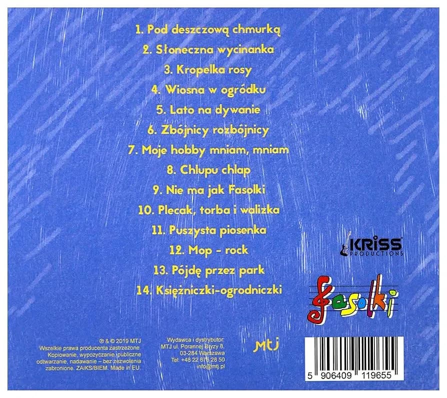 Plecak torba czy walizka - Zobacz pełny tekst piosenki zespołu Fasolki