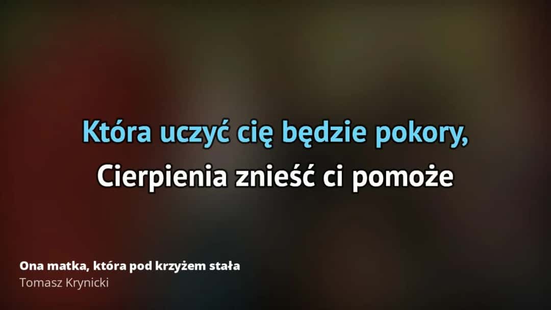 Matka która pod krzyżem stała: poznaj pełny tekst oraz historię pieśni