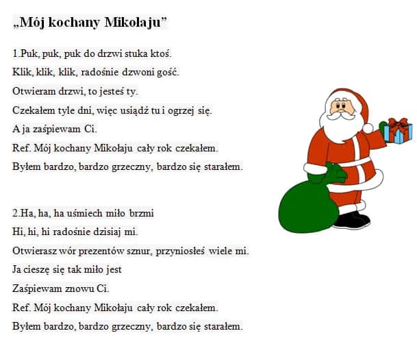 Tekst piosenki o Mikołaju: poznaj popularne świąteczne utwory dla dzieci