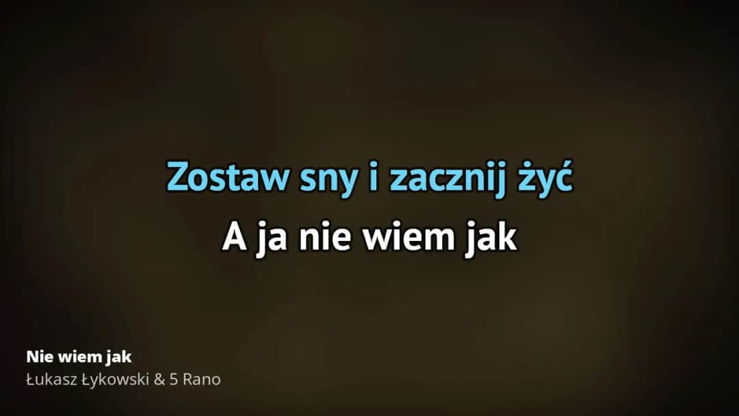 Tekst piosenki Nie wiem jak - znaczenie i interpretacja utworu 5 Rano