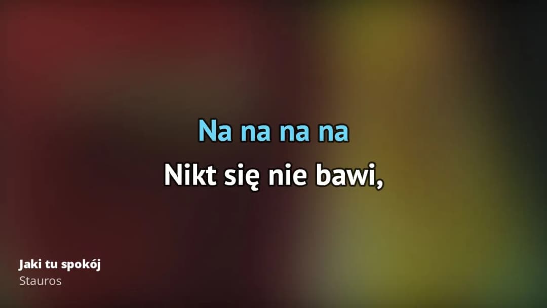 Tekst piosenki Jaki tu spokój - popularna piosenka zespołu Stauros na imprezy