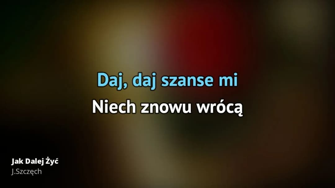 Tekst piosenki jak dalej żyć ze szczegółowym podziałem na zwrotki i refreny